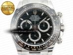 Rolex Daytona 126500 AR+F 1:1 Best Edition 904L SS Case and Bracelet Black Dial SA4131 - Görsel 4