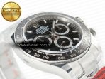 Rolex Daytona 126500 AR+F 1:1 Best Edition 904L SS Case and Bracelet Black Dial SA4131 - Görsel 7