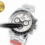 Rolex Daytona 126500 AR+F 1:1 Best Edition 904L SS Case and Bracelet White Dial SA4131
