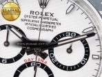Rolex Daytona 126500 AR+F 1:1 Best Edition 904L SS Case and Bracelet White Dial SA4131 - Görsel 10