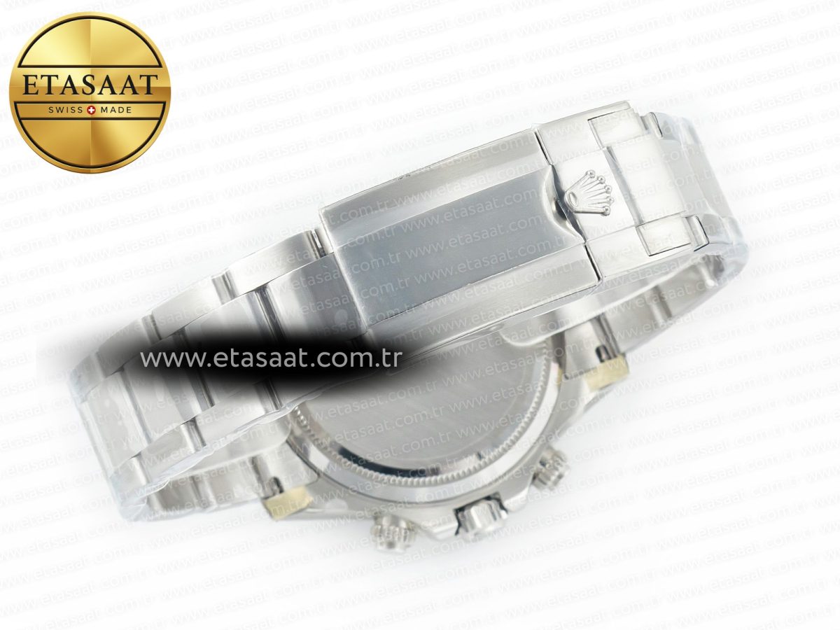 Rolex Daytona 126500 AR+F 1:1 Best Edition 904L SS Case and Bracelet White Dial SA4131 - Görsel 18