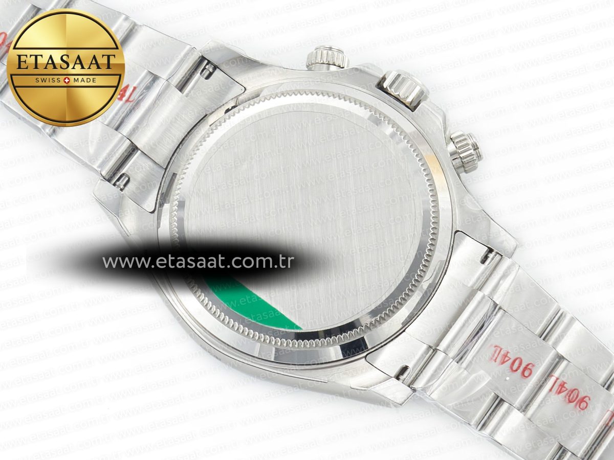 Rolex Daytona 126500 AR+F 1:1 Best Edition 904L SS Case and Bracelet White Dial SA4131 - Görsel 19