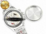 Rolex Daytona 126500 AR+F 1:1 Best Edition 904L SS Case and Bracelet White Dial SA4131 - Görsel 20