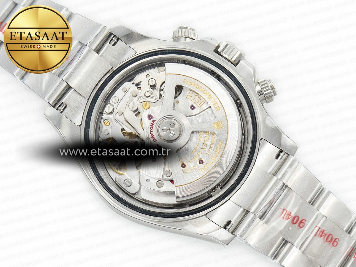 Rolex Daytona 126500 AR+F 1:1 Best Edition 904L SS Case and Bracelet White Dial SA4131 - Görsel 21