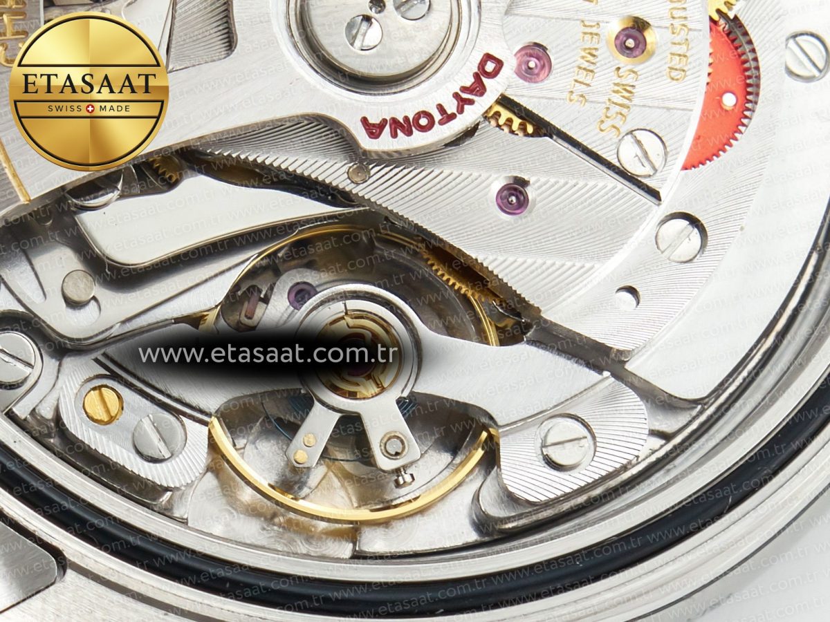 Rolex Daytona 126500 AR+F 1:1 Best Edition 904L SS Case and Bracelet White Dial SA4131 - Görsel 22