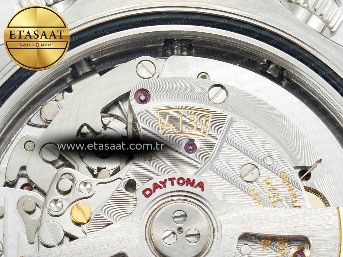 Rolex Daytona 126500 AR+F 1:1 Best Edition 904L SS Case and Bracelet White Dial SA4131 - Görsel 23
