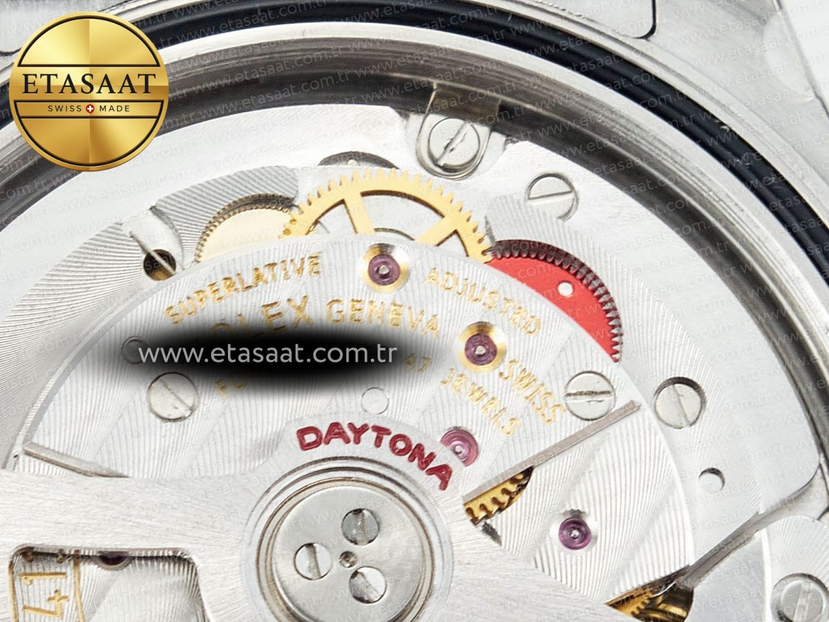 Rolex Daytona 126500 AR+F 1:1 Best Edition 904L SS Case and Bracelet White Dial SA4131 - Görsel 24