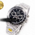 Rolex 2023 Daytona 126500 ZF 1:1 Best Edition 904L SS Case and Bracelet Black Dial SH4130