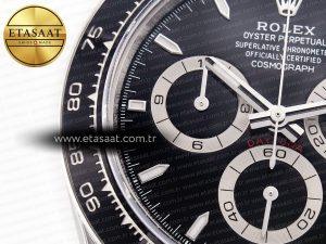 Rolex Daytona 126500 40mm Siyah Kadran Çelik Bilezik ZF SH4130 Super Clone ETA – Detay Görünümü 12
