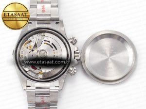 Rolex Daytona 126500 40mm Siyah Kadran Çelik Bilezik ZF SH4130 Super Clone ETA – Detay Görünümü 18