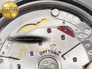 Rolex Daytona 126500 40mm Siyah Kadran Çelik Bilezik ZF SH4130 Super Clone ETA – Detay Görünümü 22