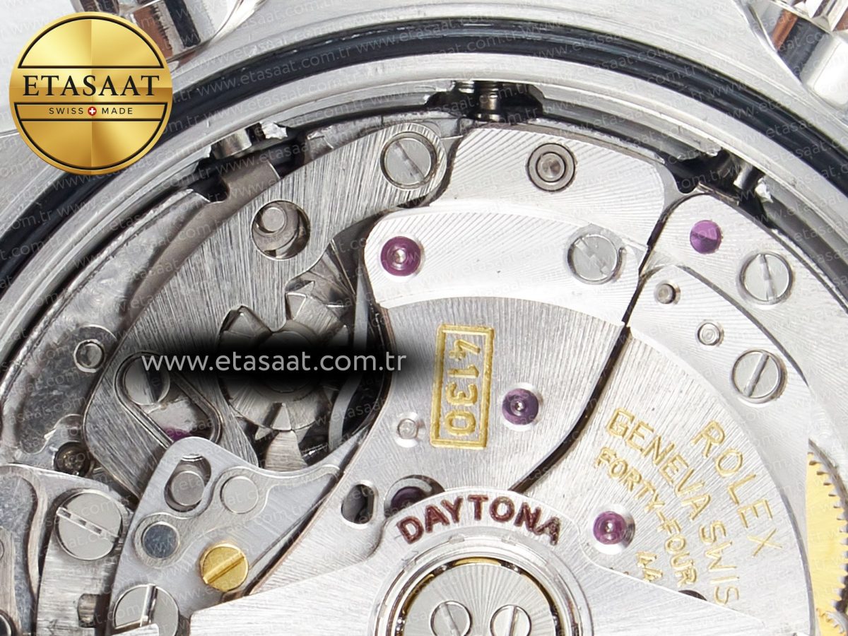 Rolex 2023 Daytona 126500 ZF 1:1 Best Edition 904L SS Case and Bracelet Black Dial SH4130 - Görsel 24