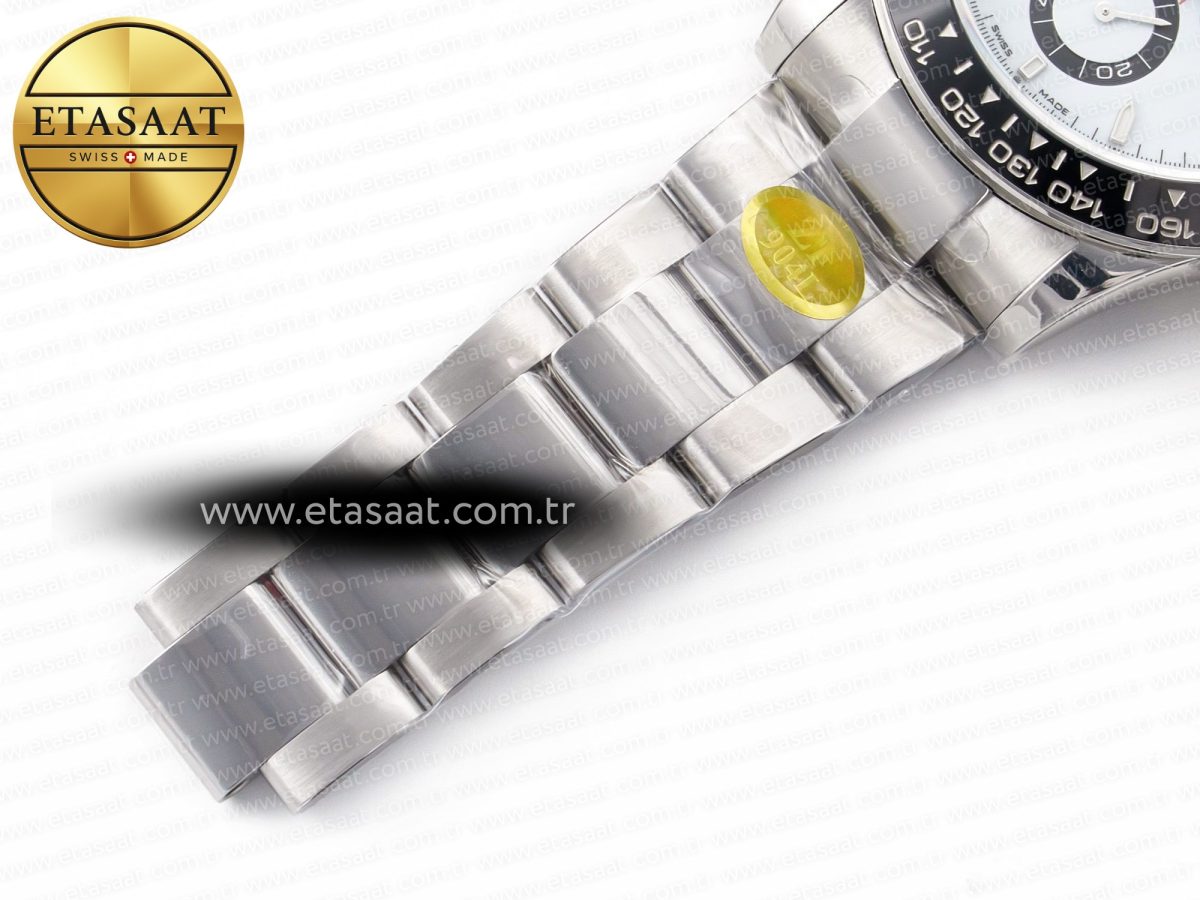 Rolex 2023 Daytona 126500 ZF 1:1 Best Edition 904L SS Case and Bracelet Black Dial SH4130 - Görsel 26