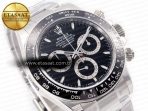 Rolex 2023 Daytona 126500 ZF 1:1 Best Edition 904L SS Case and Bracelet Black Dial SH4130 - Görsel 5