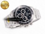 Rolex 2023 Daytona 126500 ZF 1:1 Best Edition 904L SS Case and Bracelet Black Dial SH4130 - Görsel 8