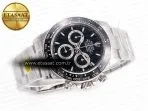 Rolex 2023 Daytona 126500 ZF 1:1 Best Edition 904L SS Case and Bracelet Black Dial SH4130 - Görsel 8