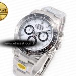 Rolex 2023 Daytona 126500 ZF 1:1 Best Edition 904L SS Case and Bracelet White Dial SH4130
