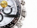 Rolex 2023 Daytona 126500 ZF 1:1 Best Edition 904L SS Case and Bracelet White Dial SH4130 - Görsel 11