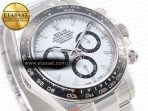 Rolex 2023 Daytona 126500 ZF 1:1 Best Edition 904L SS Case and Bracelet White Dial SH4130 - Görsel 5