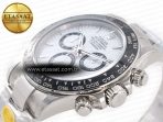 Rolex 2023 Daytona 126500 ZF 1:1 Best Edition 904L SS Case and Bracelet White Dial SH4130 - Görsel 6