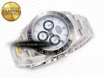 Rolex 2023 Daytona 126500 ZF 1:1 Best Edition 904L SS Case and Bracelet White Dial SH4130 - Görsel 8