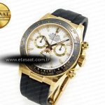 Rolex 2023 Daytona 126518 Clean 1:1 Best Edition White Dial on Oysterflex Strap SA4130