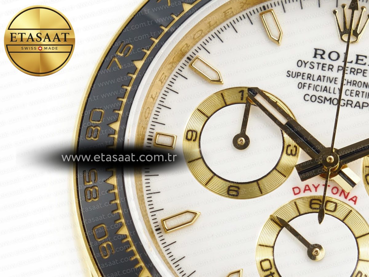 Rolex 2023 Daytona 126518 Clean 1:1 Best Edition White Dial on Oysterflex Strap SA4130 - Görsel 13