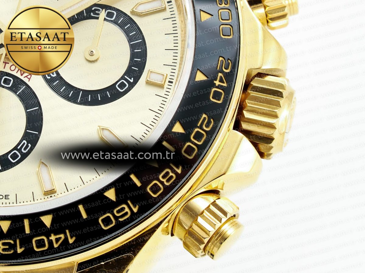 Rolex 2023 Daytona 126518 Clean 1:1 Best Edition YG Dial on Oysterflex Strap SA4130 - Görsel 11