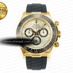 Rolex 2023 Daytona 126518 Clean Altın Kadran SA4130 Eta Saat - Görsel 3 - 1:1 Süper Klon Saat