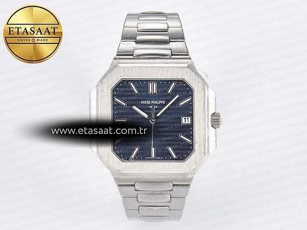Patek Philippe 2025 Cubitus Grf Mavi Kadran MY9015 Eta Saat - 1:1 Süper Klon Replika Saat