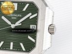 Patek Philippe 2025 Cubitus GRF Best Edition Green Dial on SS Bracelet MY9015 Mod to A330 Super Clone movement - Görsel 11