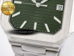 Patek Philippe 2025 Cubitus GRF Best Edition Green Dial on SS Bracelet MY9015 Mod to A330 Super Clone movement - Görsel 12