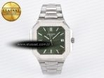 Patek Philippe 2025 Cubitus GRF Best Edition Green Dial on SS Bracelet MY9015 Mod to A330 Super Clone movement - Görsel 3