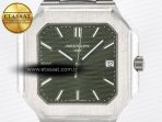 Patek Philippe 2025 Cubitus GRF Best Edition Green Dial on SS Bracelet MY9015 Mod to A330 Super Clone movement - Görsel 4