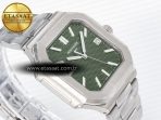 Patek Philippe 2025 Cubitus GRF Best Edition Green Dial on SS Bracelet MY9015 Mod to A330 Super Clone movement - Görsel 7