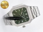 Patek Philippe 2025 Cubitus GRF Best Edition Green Dial on SS Bracelet MY9015 Mod to A330 Super Clone movement - Görsel 8