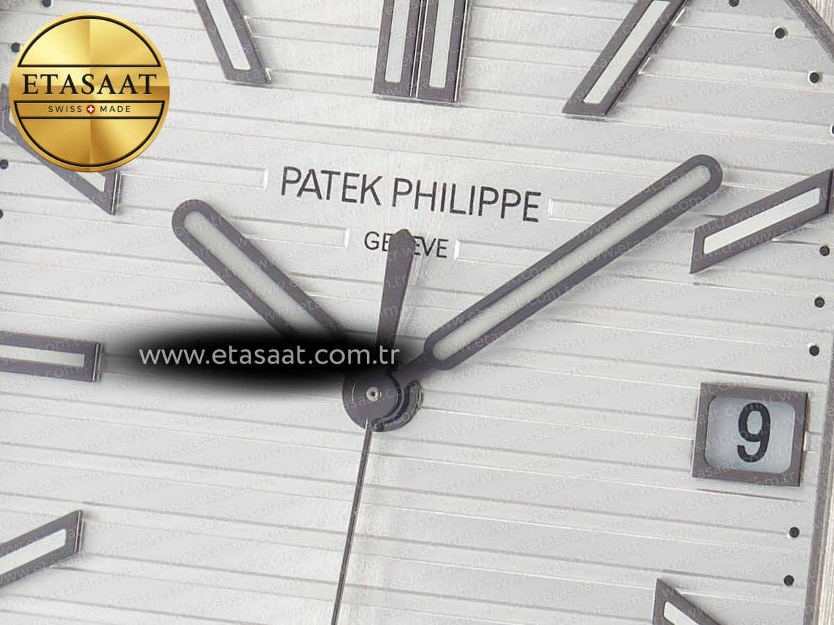 Patek Philippe 2025 Cubitus GRF Best Edition Silver White Dial on SS Bracelet MY9015 Mod to A330 Super Clone movement - Görsel 10