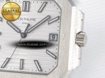 Patek Philippe 2025 Cubitus GRF Best Edition Silver White Dial on SS Bracelet MY9015 Mod to A330 Super Clone movement - Görsel 11