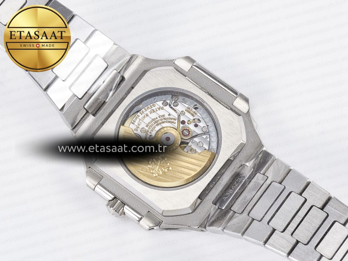 Patek Philippe 2025 Cubitus GRF Best Edition Silver White Dial on SS Bracelet MY9015 Mod to A330 Super Clone movement - Görsel 16