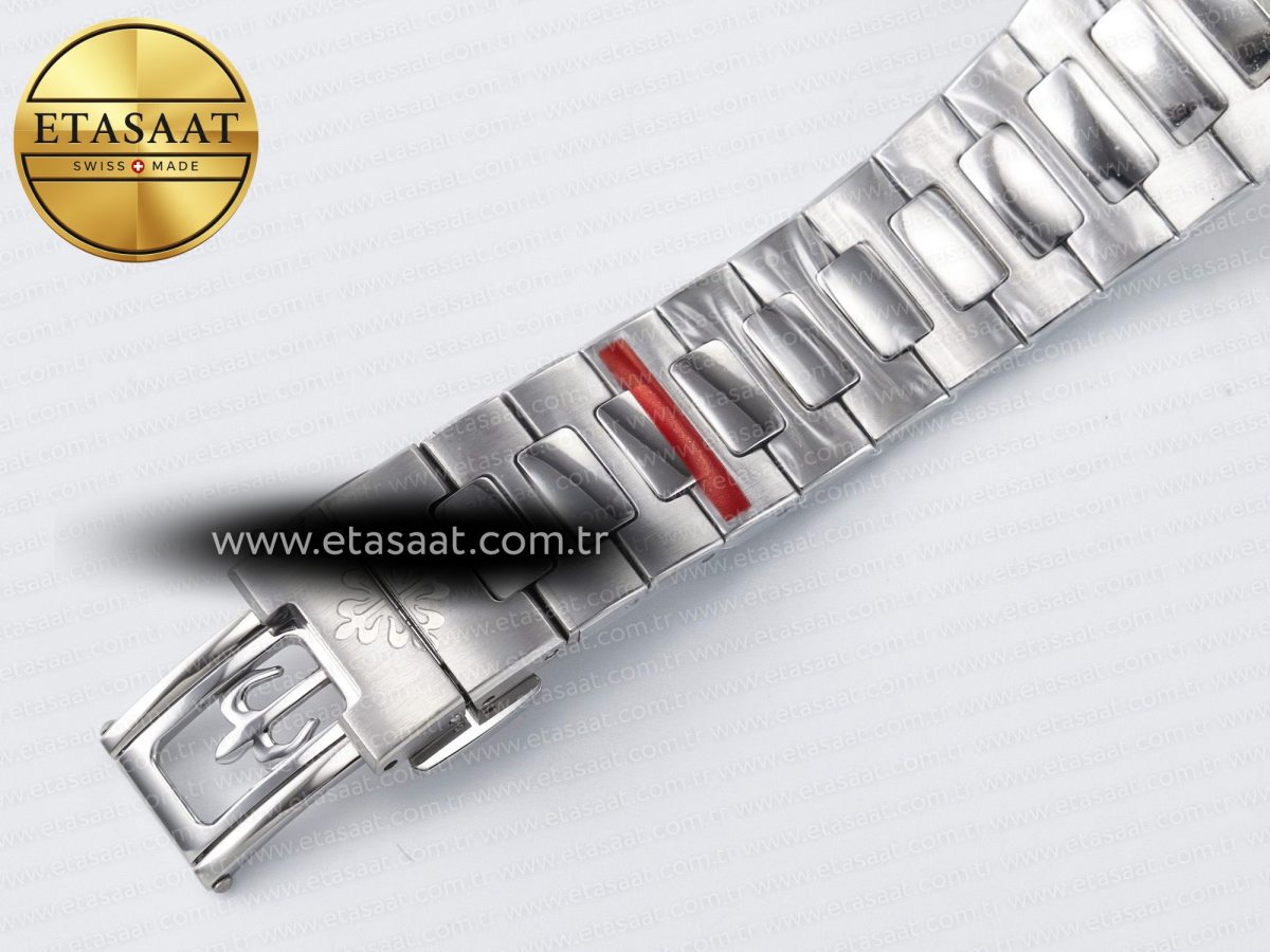 Patek Philippe 2025 Cubitus GRF Best Edition Silver White Dial on SS Bracelet MY9015 Mod to A330 Super Clone movement - Görsel 22