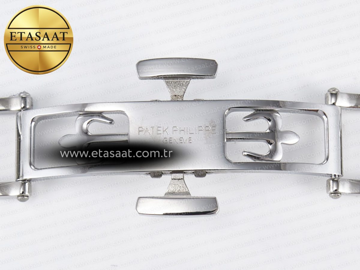 Patek Philippe 2025 Cubitus GRF Best Edition Silver White Dial on SS Bracelet MY9015 Mod to A330 Super Clone movement - Görsel 26