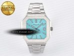 Patek Philippe 2025 Cubitus GRF Best Edition Tiffany Blue Dial on SS Bracelet MY9015 Mod to A330 Super Clone movement - Görsel 3