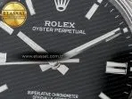 Rolex 2025 Oyster Perpetual 126000 36mm KRF 1:1 Best Edition 904L Steel Black Dial VR3230 - Görsel 10