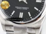 Rolex 2025 Oyster Perpetual 126000 36mm KRF 1:1 Best Edition 904L Steel Black Dial VR3230 - Görsel 12