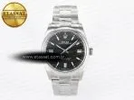 Rolex 2025 Oyster Perpetual 126000 36mm KRF 1:1 Best Edition 904L Steel Black Dial VR3230 - Görsel 3