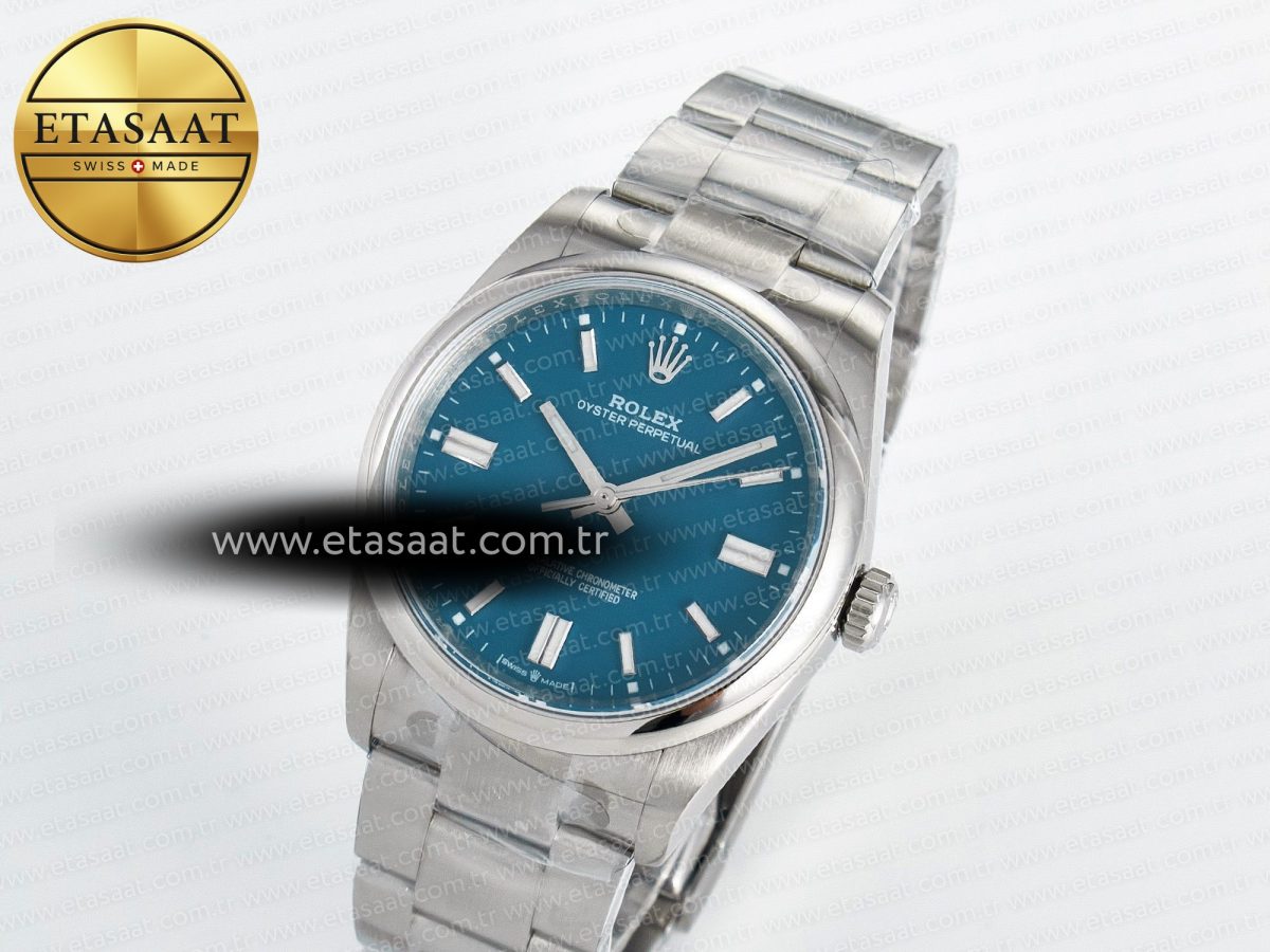 Rolex 2025 Oyster Perpetual 126000 36mm KRF 1:1 Best Edition 904L Steel Blue Dial VR3230 - Görsel 2