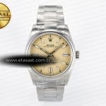 Rolex 2025 Oyster Perpetual 126000 36mm KRF Fıstık Yeşil 11 Eta Saat - Görsel 3 - 1:1 Süper Klon Saat