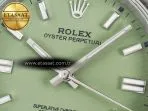 Rolex 2025 Oyster Perpetual 126000 36mm KRF 1:1 Best Edition 904L Steel Pistachio Green Dial A2824 - Görsel 10