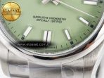 Rolex 2025 Oyster Perpetual 126000 36mm KRF 1:1 Best Edition 904L Steel Pistachio Green Dial A2824 - Görsel 12