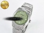 Rolex 2025 Oyster Perpetual 126000 36mm KRF 1:1 Best Edition 904L Steel Pistachio Green Dial A2824 - Görsel 2